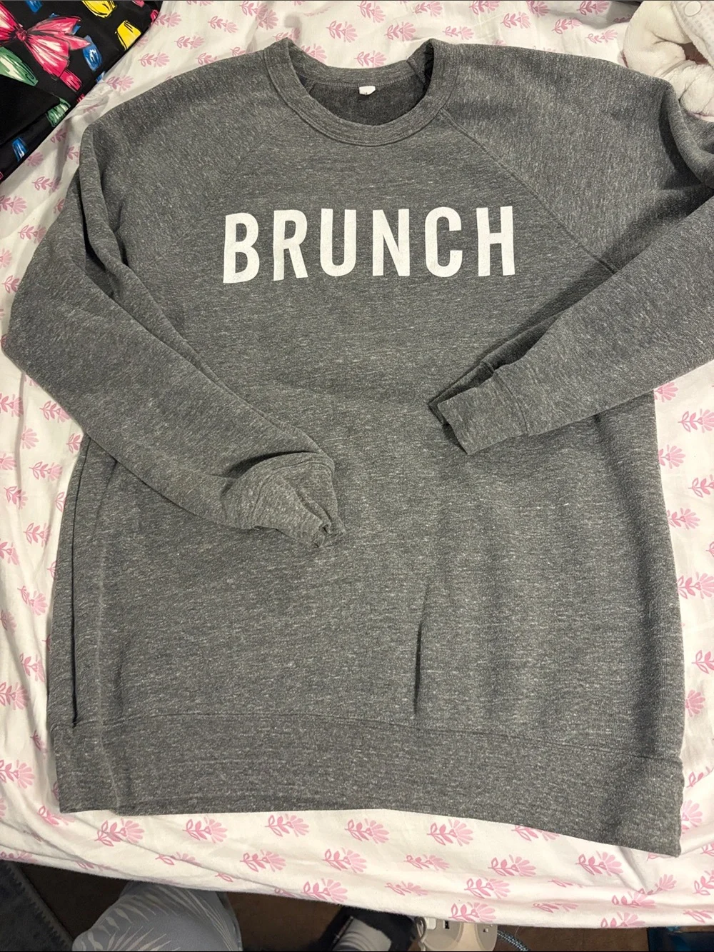 BRUNCH Gray Graphic Sweatshirt - Women - Picture 1 of 6